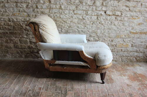 A English country house, deep seated armchair