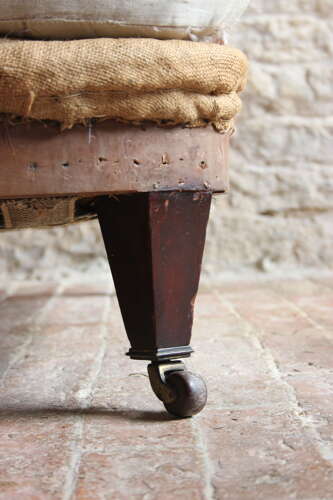 A English country house, deep seated armchair
