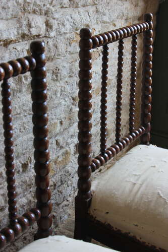 Pair of bobbin chairs