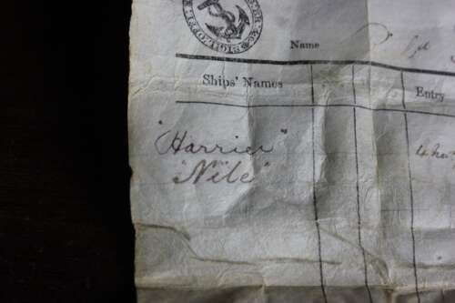 Rare 19th century Campain chest retaining its Documentation